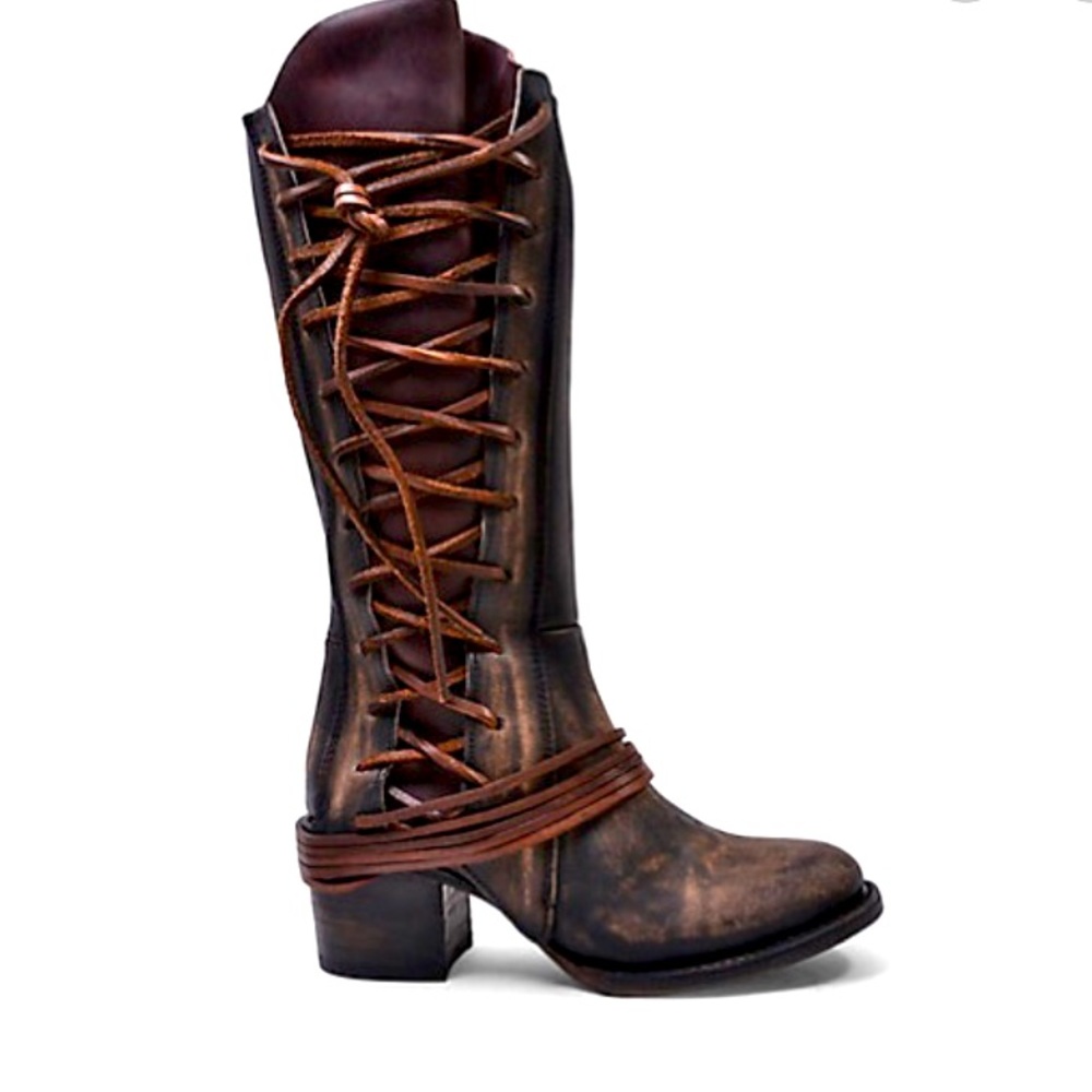 Freebird lace up boots